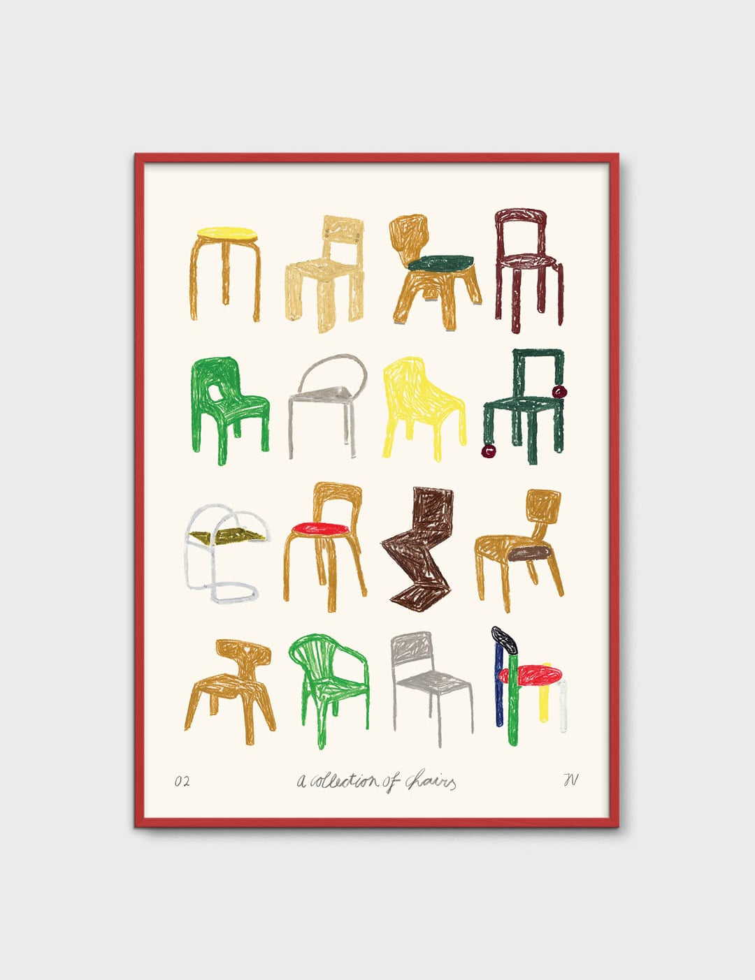 A Collection of Chairs by Isabelle Vandeplassche