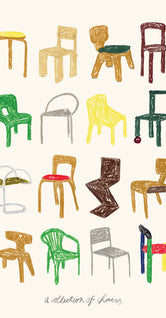 A Collection of Chairs by Isabelle Vandeplassche