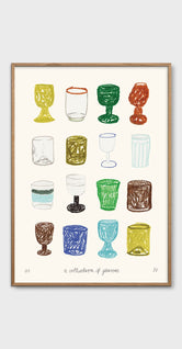 A Collection of Glasses by Isabelle Vandeplassche