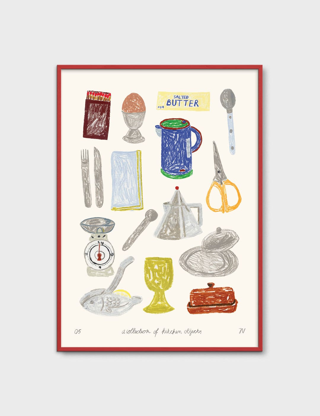 A Collection of Kitchen Objects by Isabelle Vandeplassche