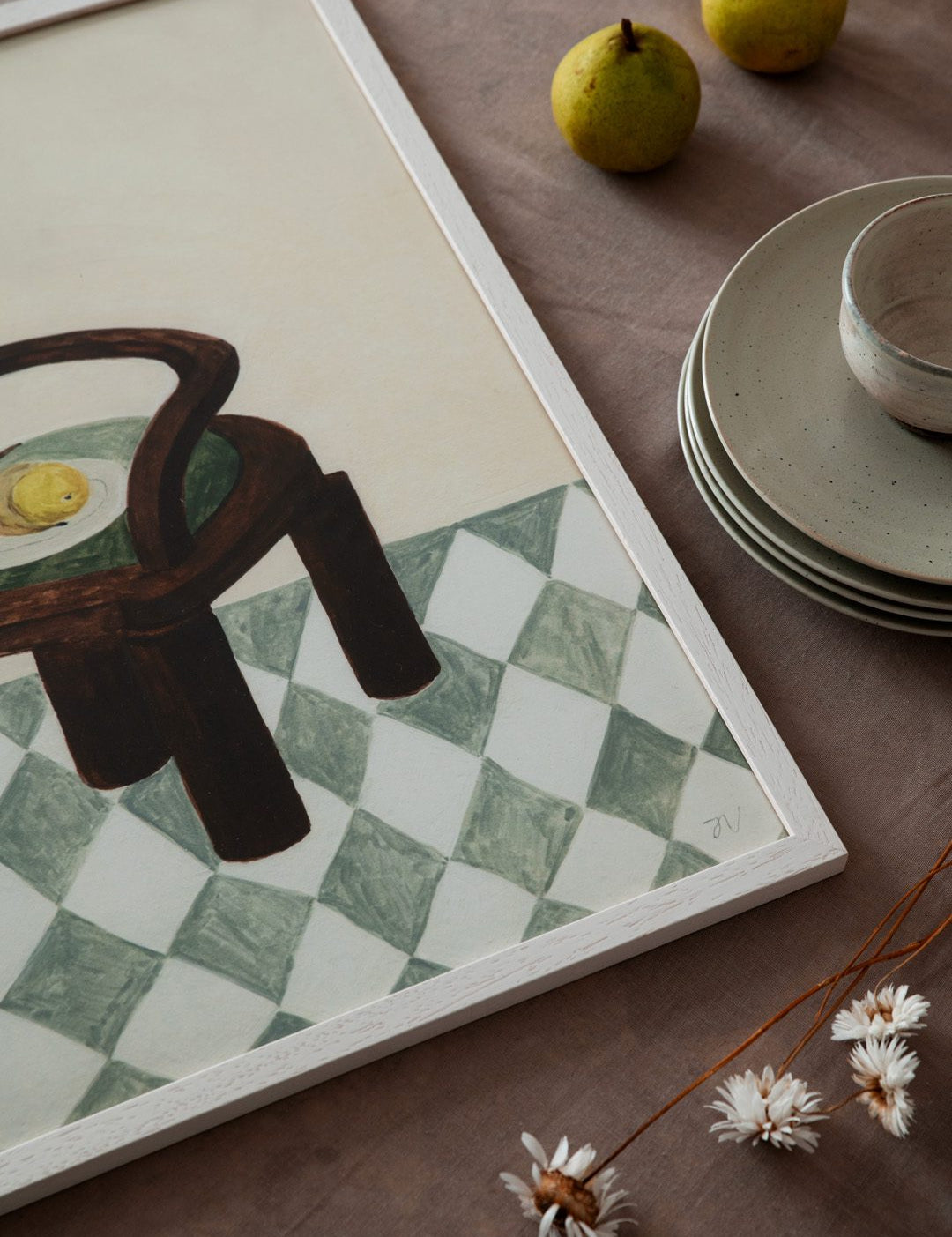 Chair with Fruit