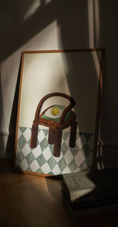 Chair with Fruit by Isabelle Vandeplassche