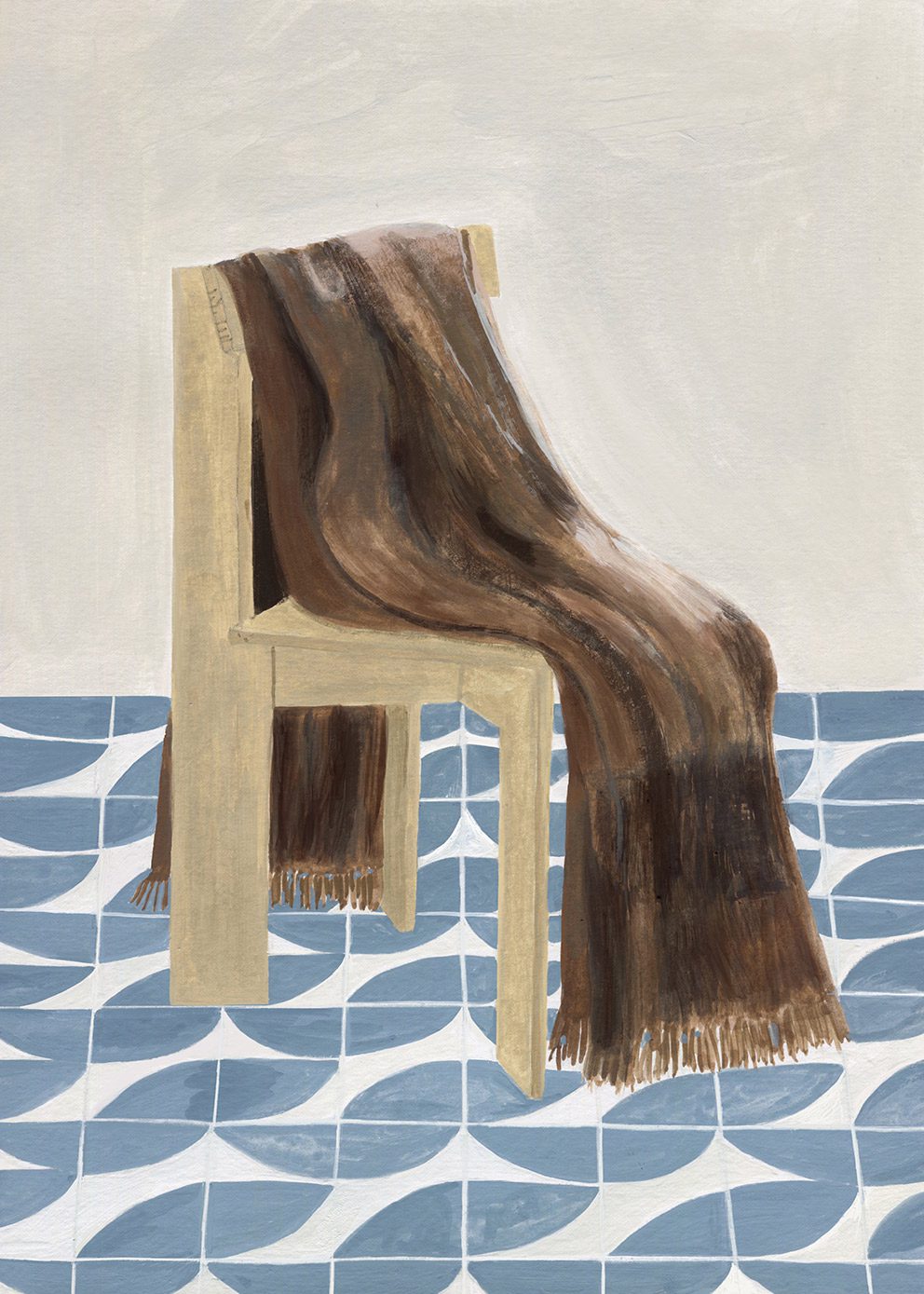 Chair with Blanket