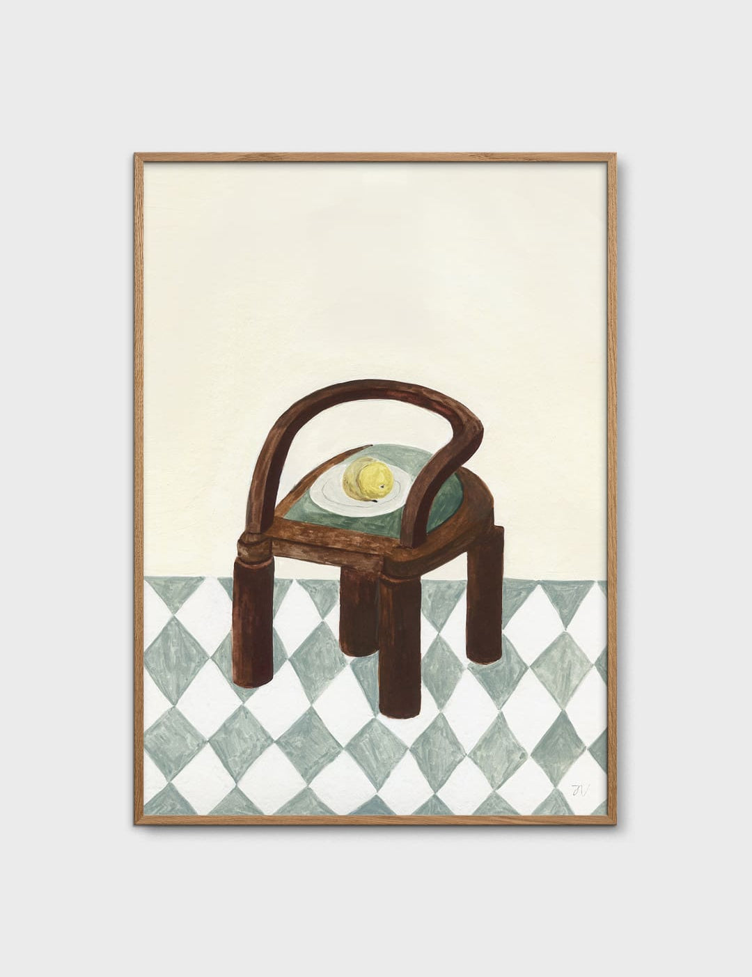 Chair with Fruit by Isabelle Vandeplassche