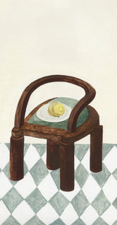 Chair with Fruit by Isabelle Vandeplassche