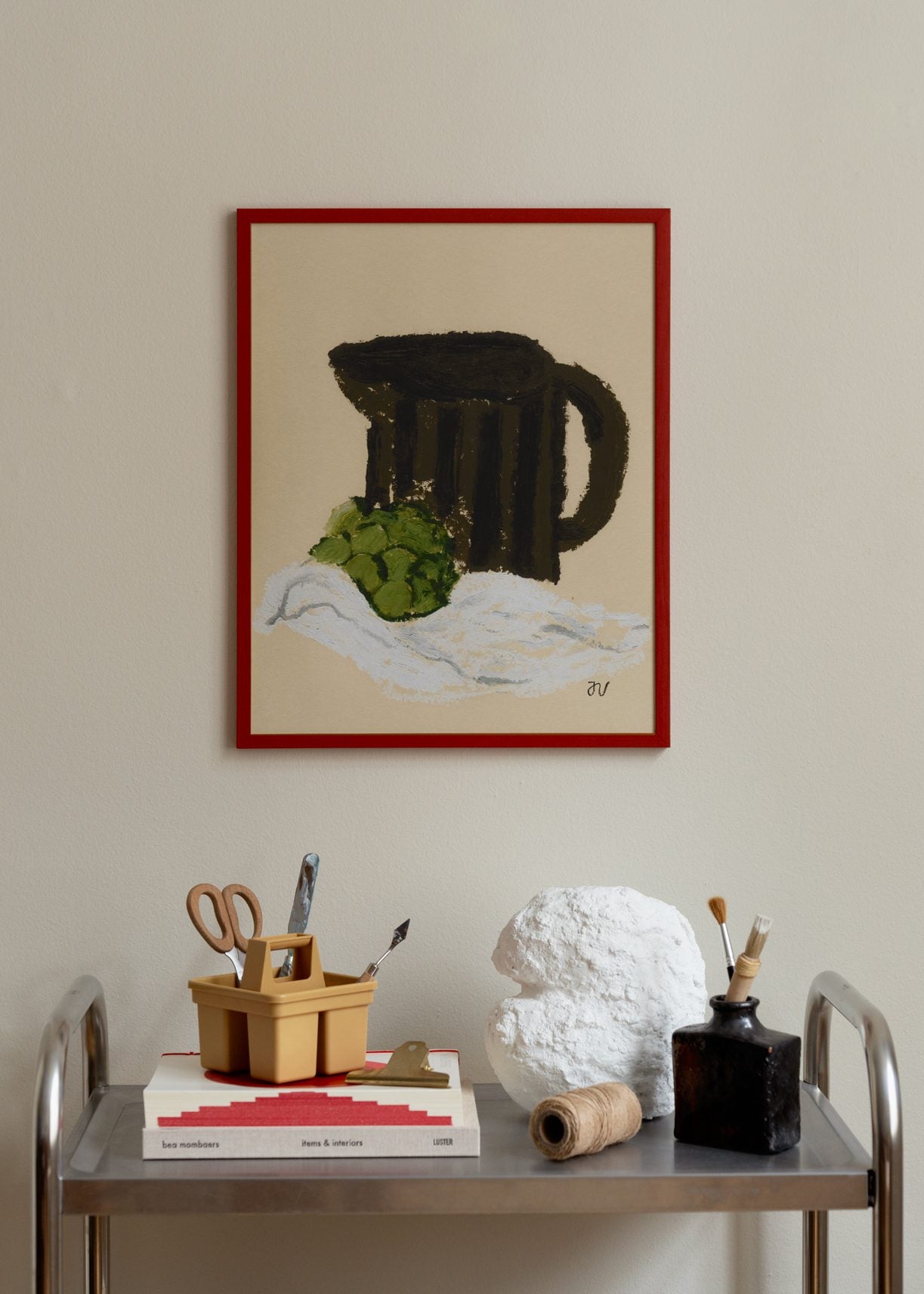 Still Life with Artichoke by Isabelle Vandeplassche