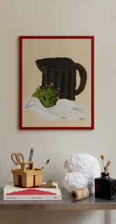 Still Life with Artichoke by Isabelle Vandeplassche