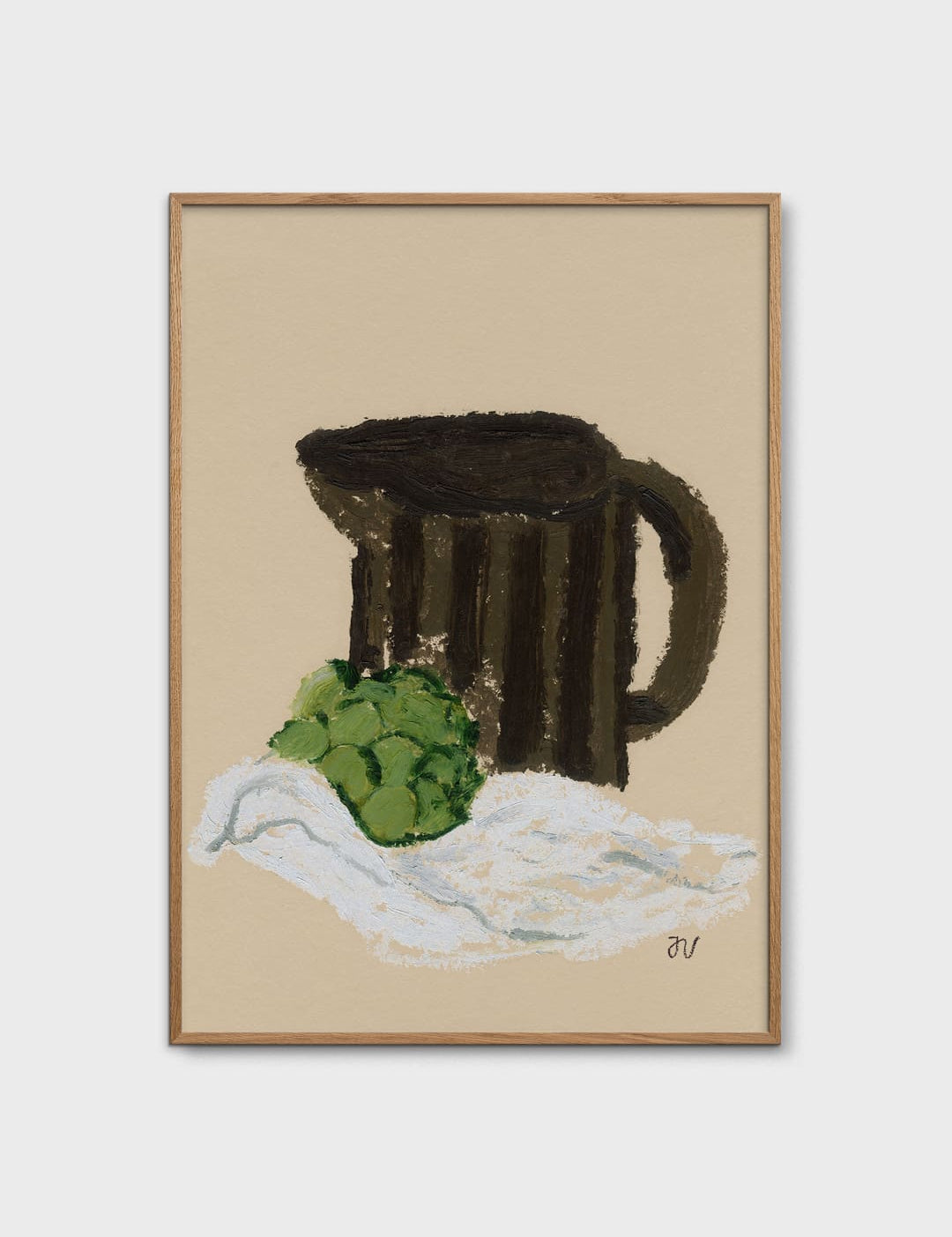 Still Life with Artichoke by Isabelle Vandeplassche