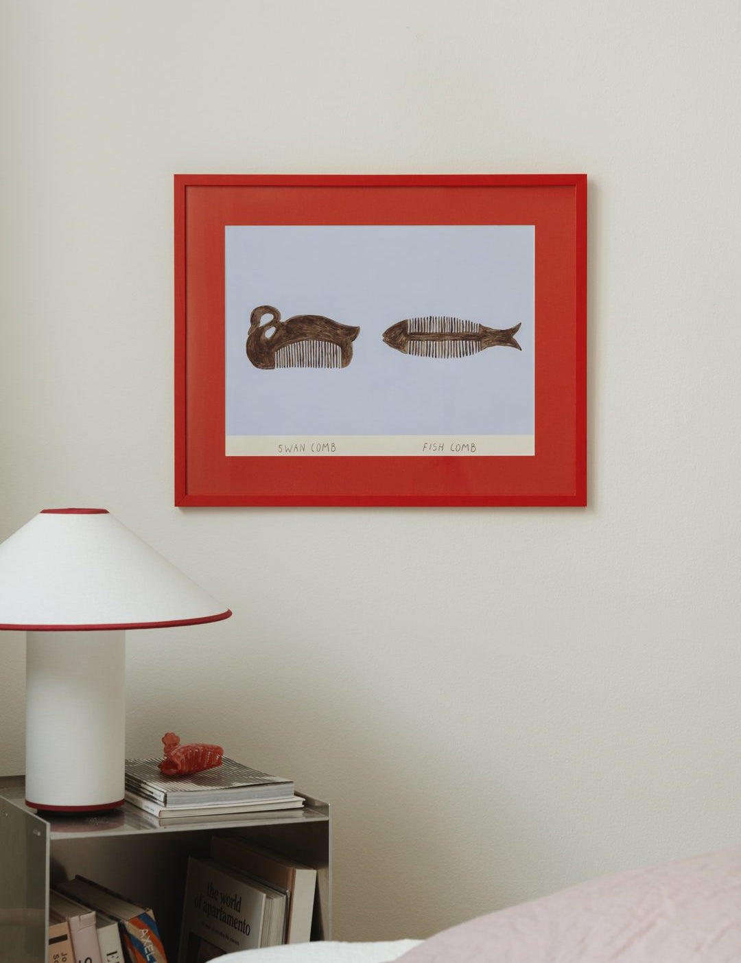 Swan and Fish Comb