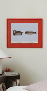 Swan and Fish Comb by Isabelle Vandeplassche