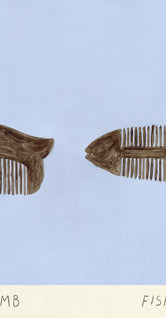 Swan and Fish Comb by Isabelle Vandeplassche