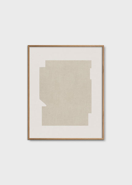 【フレーム付き】the poster club　Bauhaus Beige Bauhaus Beige by Julia Hallström Hjort | The Poster Club