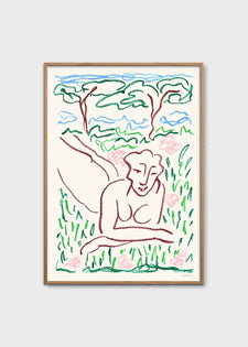 Woman in Grass by Karolina Kling