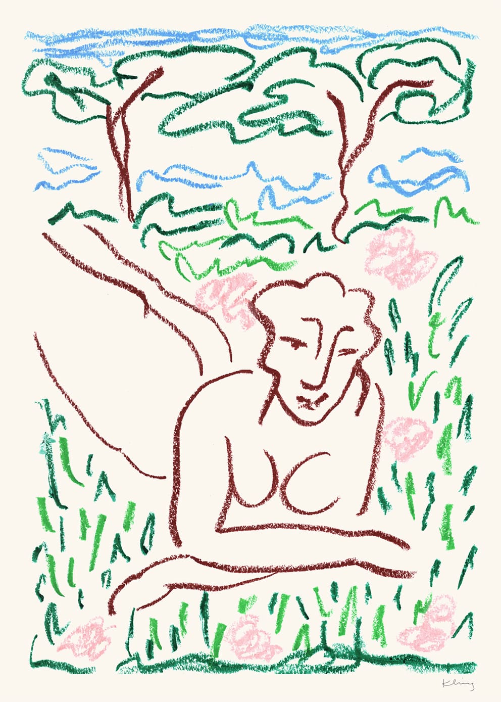 Woman in Grass