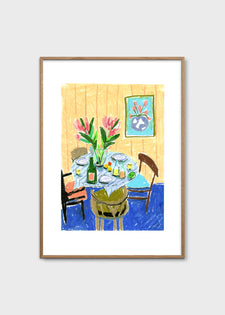 Pastel Table by Laura Page