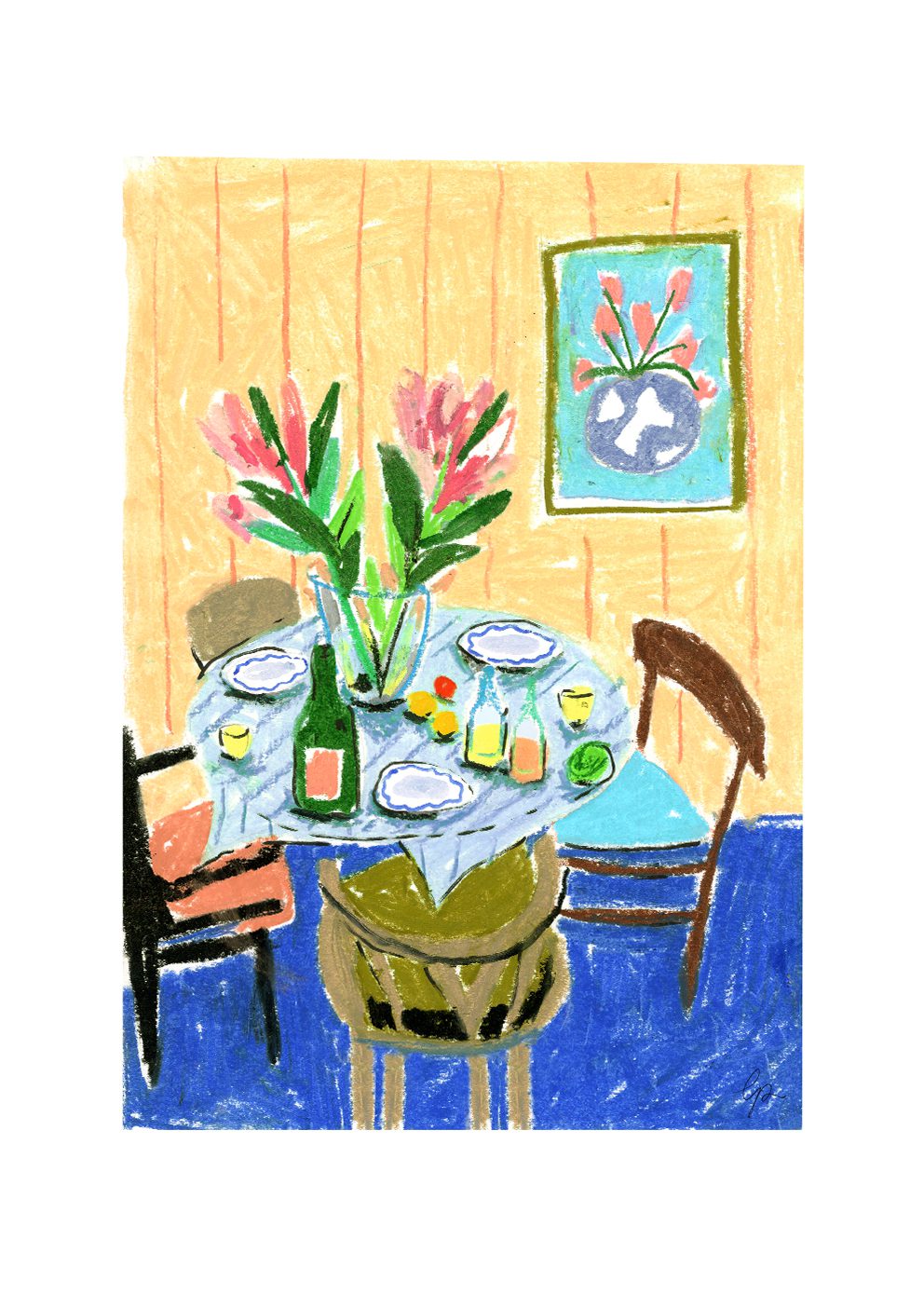 Pastel Table