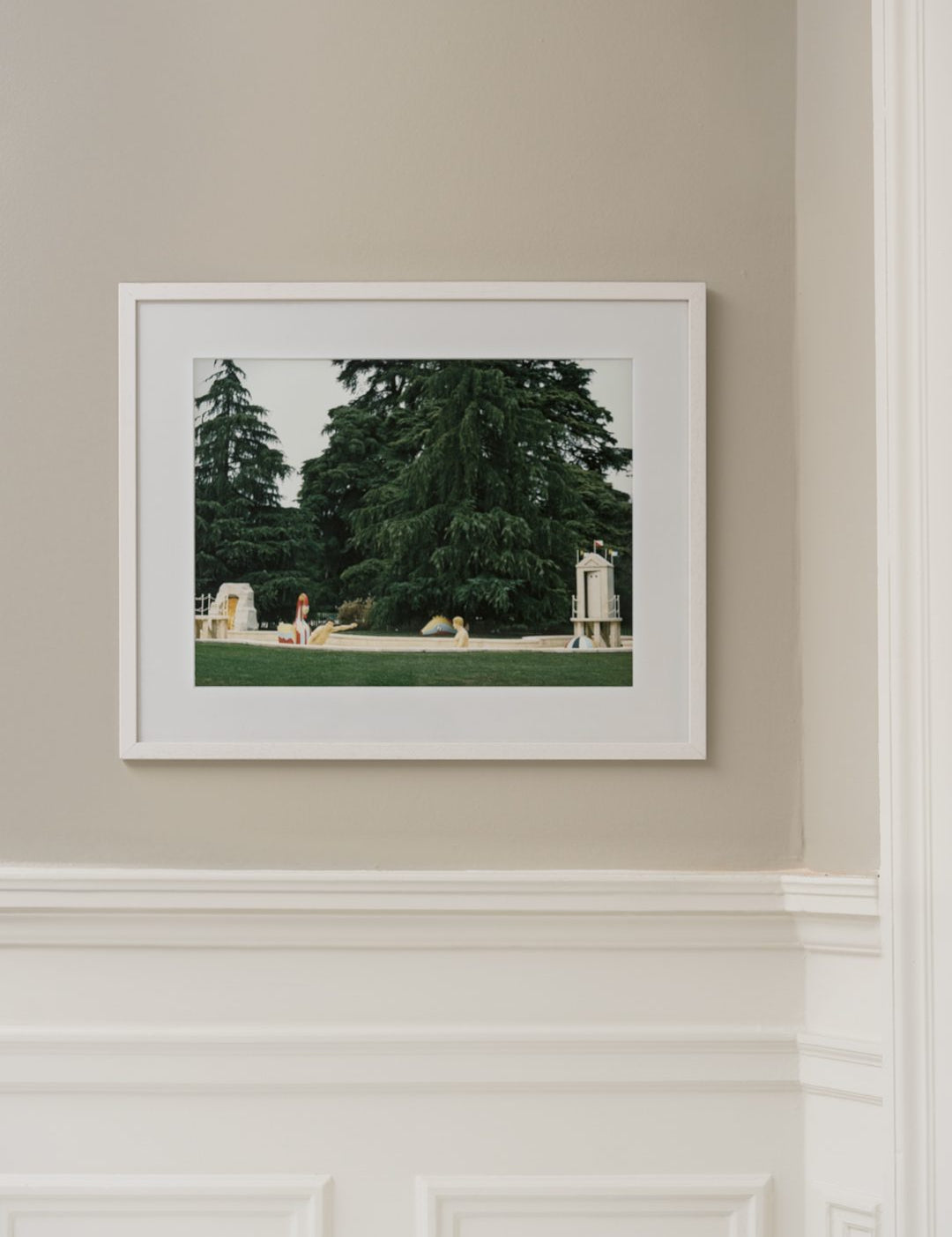 White Wood Frame
