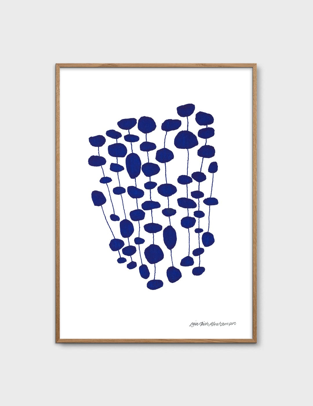 Blue Pearl Forest by Leise Dich Abrahamsen