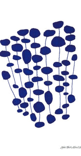 Blue Pearl Forest by Leise Dich Abrahamsen