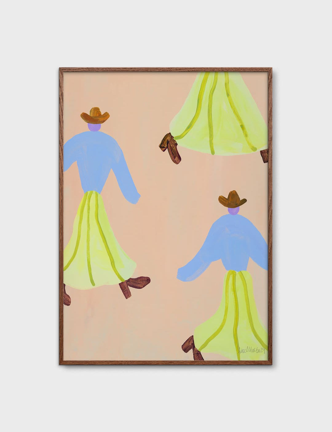 Dancing Cowgirls by Lise Uhrskov