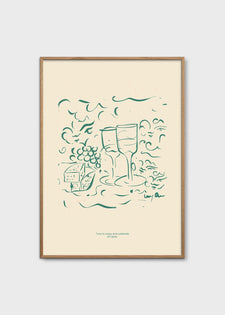 Cheese and Wine by Lucrecia Rey Caro