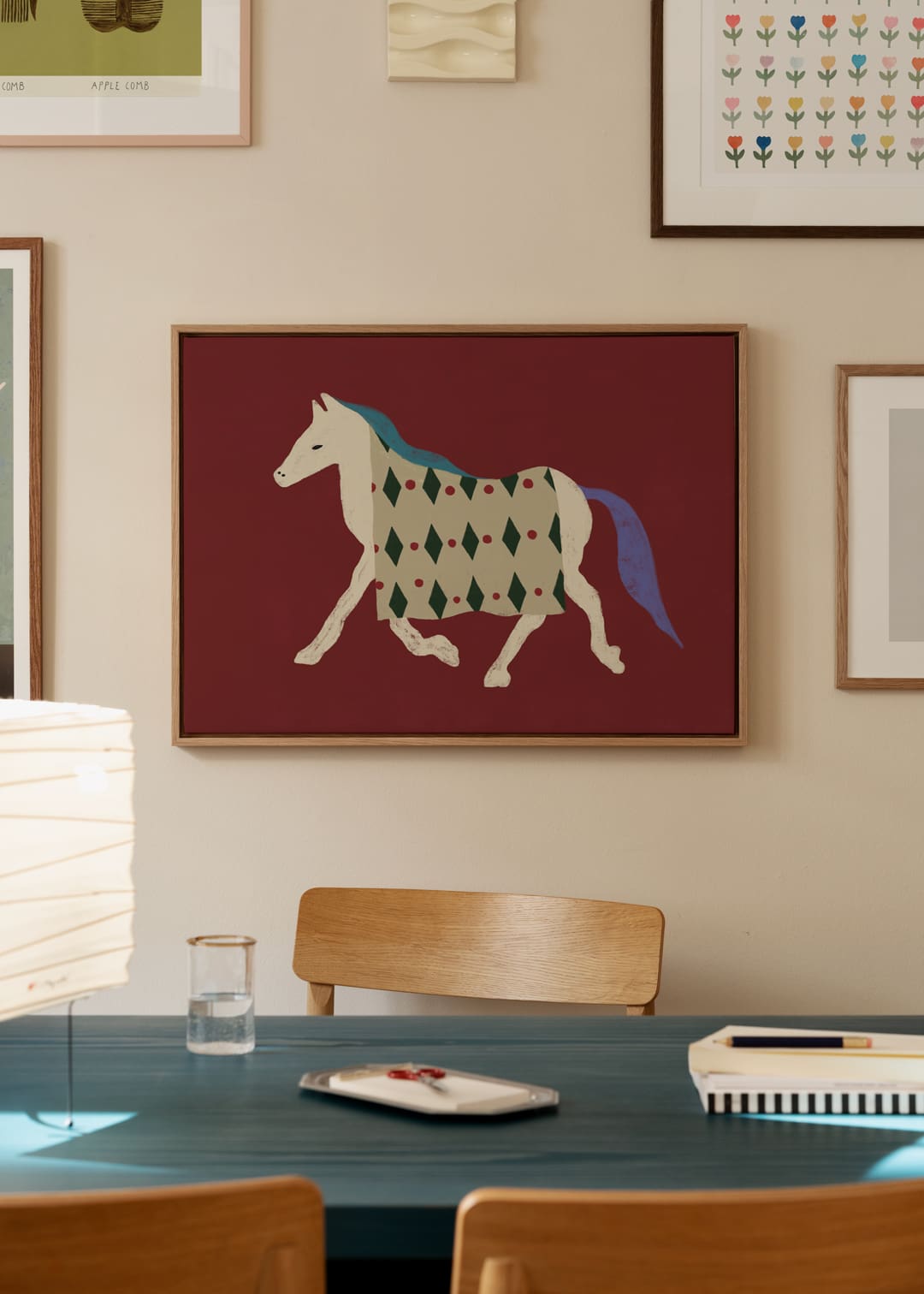 Horse Bordo by Lucrecia Rey Caro