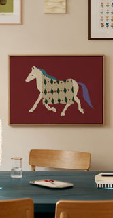 Horse Bordo by Lucrecia Rey Caro