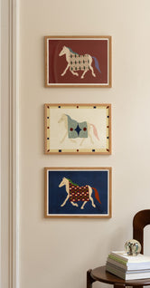 Horse Bordo by Lucrecia Rey Caro