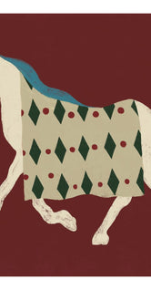 Horse Bordo by Lucrecia Rey Caro