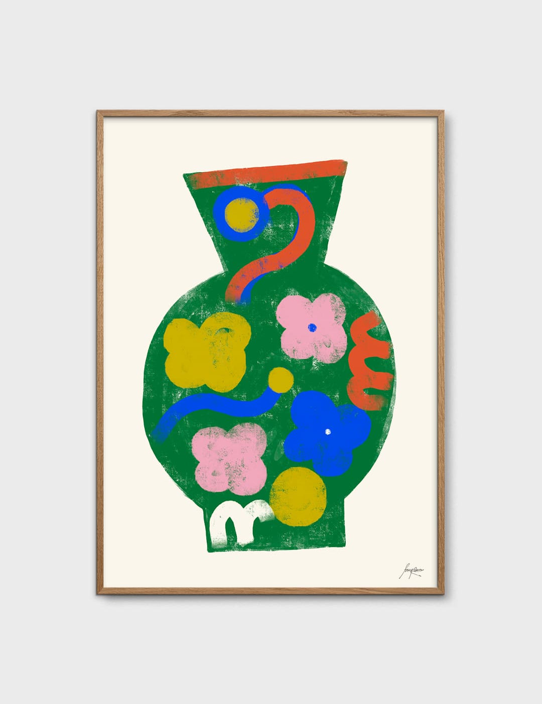 Summer Vase 01 by Lucrecia Rey Caro