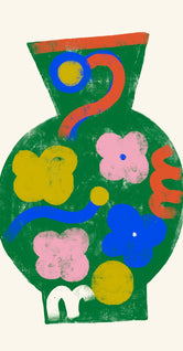Summer Vase 01 by Lucrecia Rey Caro