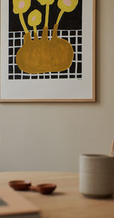 Flowers In Brown Vase by Madelen Möllard