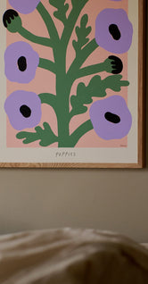 Purple Poppies by Madelen Möllard
