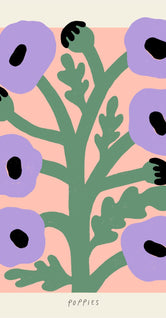 Purple Poppies by Madelen Möllard