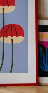 Umbrella Mushrooms by Makitoy