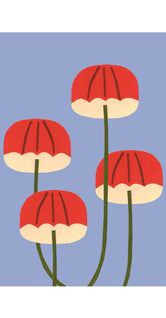 Umbrella Mushrooms by Makitoy