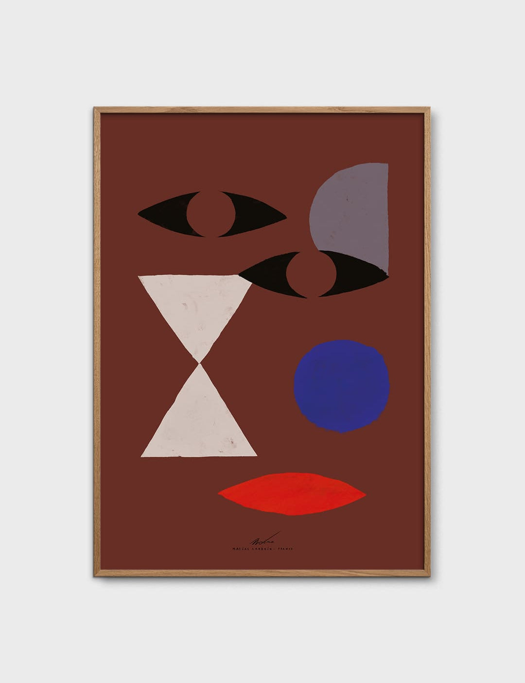 Abstract Face by Matías Larraín
