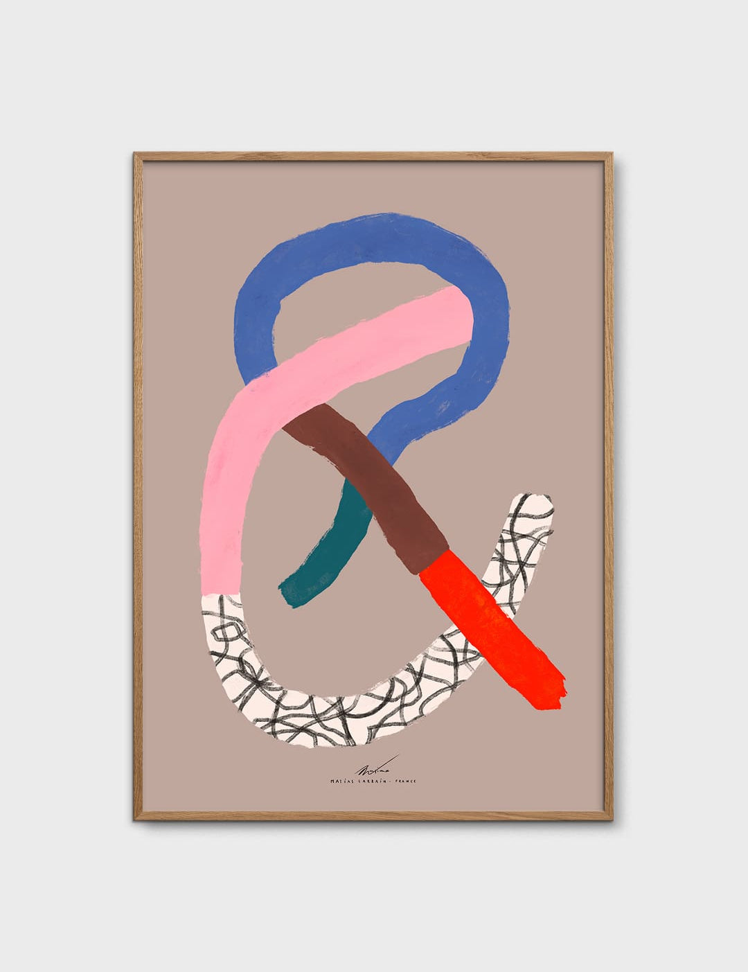 Abstract Typography by Matías Larraín