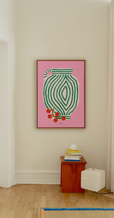 Vase and Currants by Matías Larraín