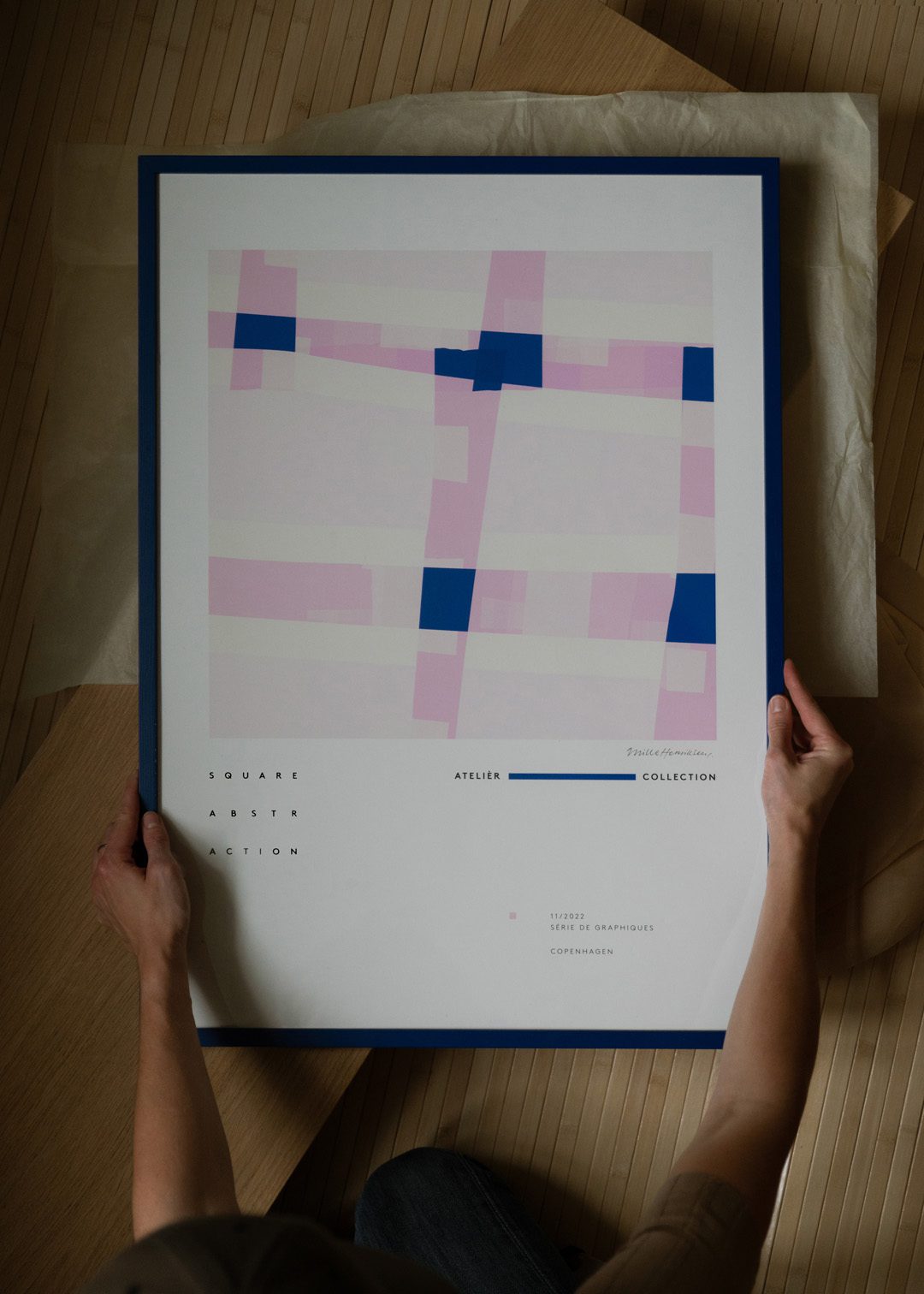 Square Abstraction by Mille Henriksen