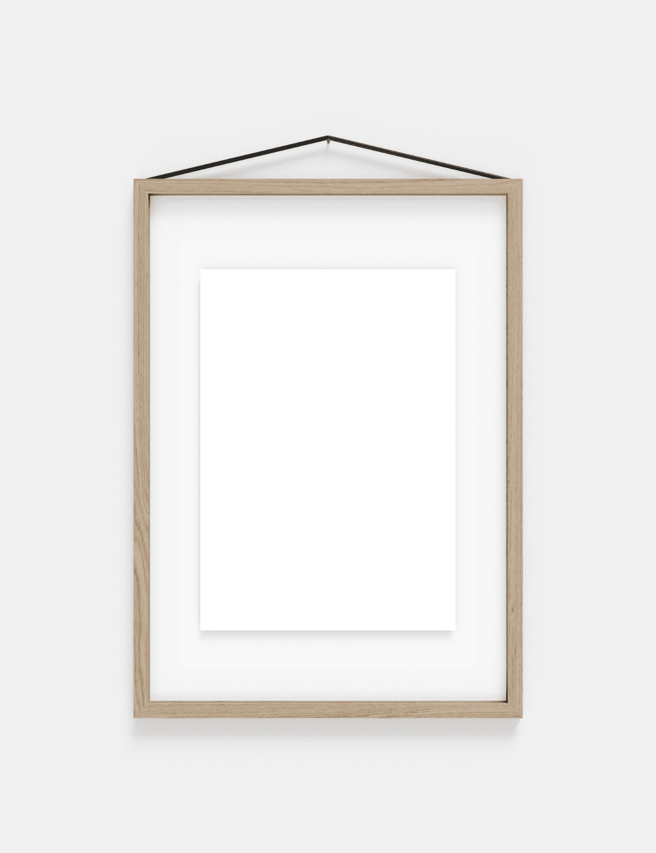 MOEBE Transparent Oak Frame - The Poster Club