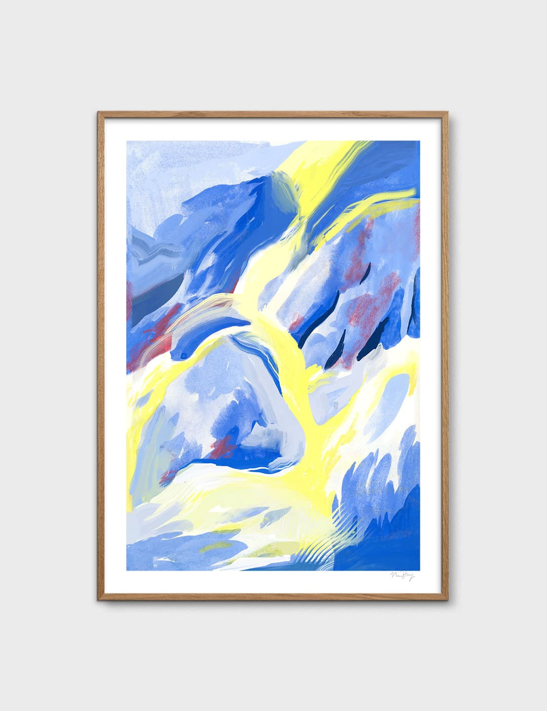 Blue Strokes by Nina Dissing