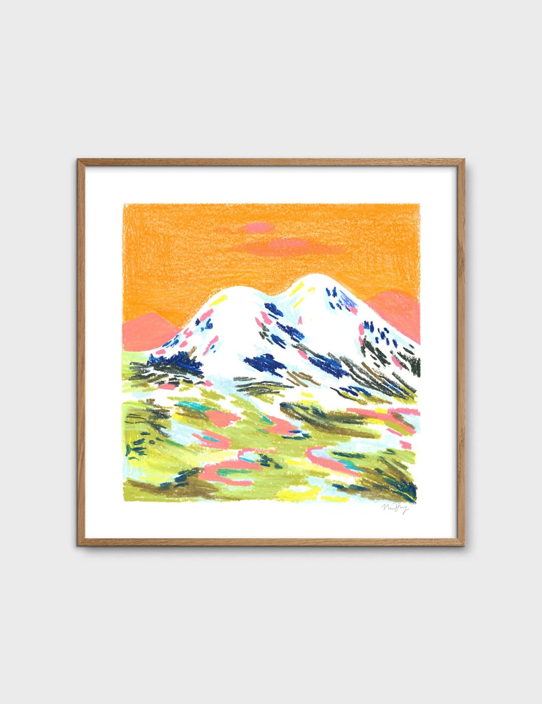 Orange Mountain by Nina Dissing