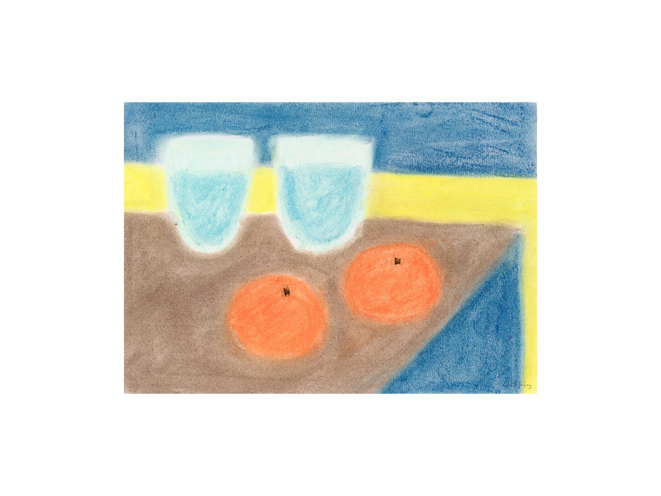 Water and Clementines