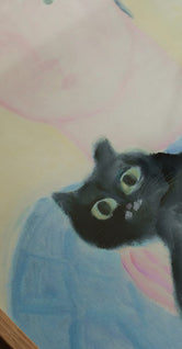 Boy Holding a Cat by Oamul
