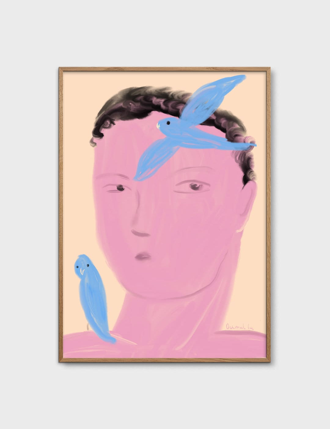 Boy and Parrot by Oamul