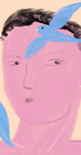 Boy and Parrot by Oamul