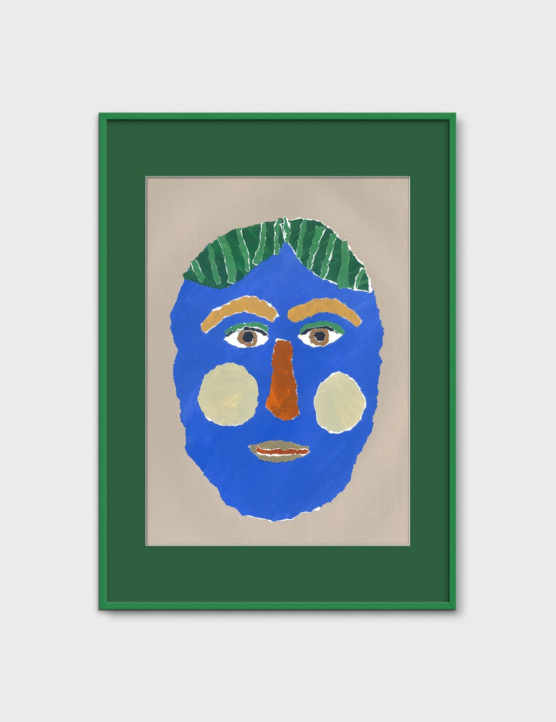 Green Hair Portrait by Park Pardon