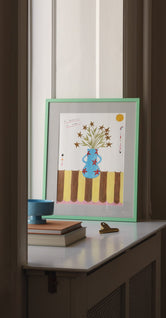 Blue Passepartout - The Poster Club