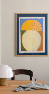 Blue Passepartout - The Poster Club